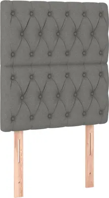 Obrázok produktu pre vidaXL Čelo postele tmavosivé 80 x 7 x 118/128 cm látka