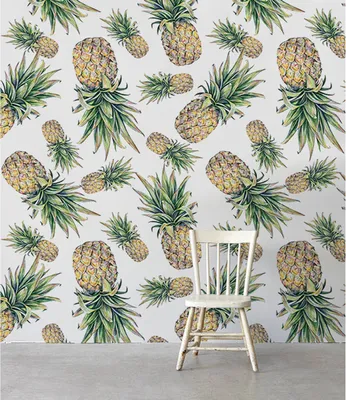Produktbild von Coloray Fototapete 152x104 cm Latextapete Magicstick - Fallende Ananas abstrakt.