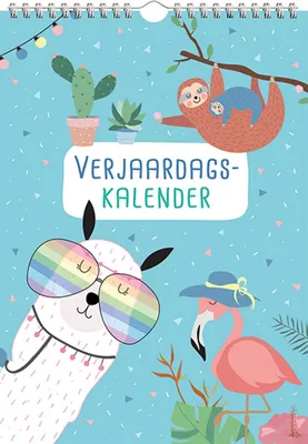 Produktbild von Deltas Geburtstagskalender trendige Tiere