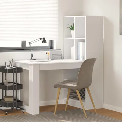 Produktbild von Maison Exclusive - Schreibtisch Weiß Holzwerkstoff 122 x 67 x 145 cm