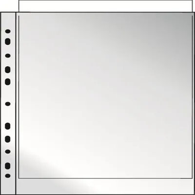 Produktbild von Prospekthüllen A4 PP Standard genarbt oben offen VE=100 Stück