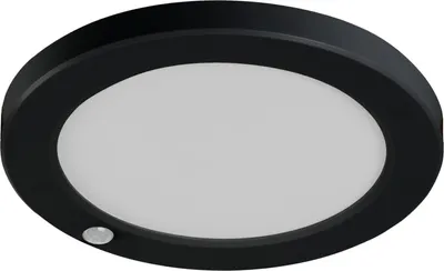 Zdjęcie produktu dla Plafon LED okrągły ERGA czarno-biały 17W Odcienie bieli 1600lm tworzywo sztuczne wym:2x23x23cm IP20 Kanlux