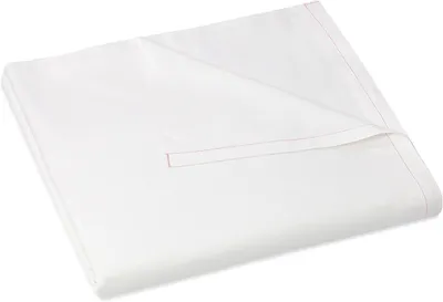 Produktbild von Sommerliches Bettlaken oder Tagesdecke – Baumwollmischung – 320x330 cm in Weiß – ohne Gummiband – Hotelqualität
