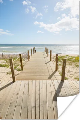 Produktbild von MuchoWow® Poster Regale - Meer - Sonne 40x60 cm - Plakate für die Wand - Poster Babyzimmer