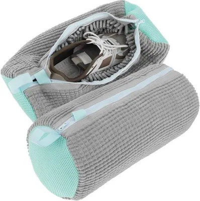 Immagine prodotto di Sacco lavabile riutilizzabile con chiusura a cerniera per scarpe e calzini