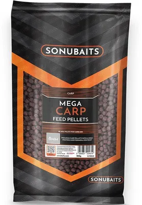 Produktbild von Sonubaits Mega Carp Pellets 900 g 8 mm