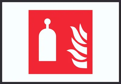 Produktbild von Auslösestation für Raumschutz Symbol Schild A6 (105x148mm)