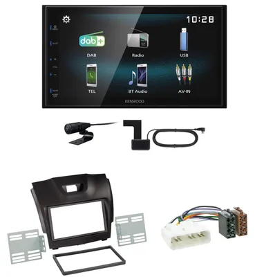Produktbild von Kenwood DMX-125DAB USB Bluetooth MP3 DAB+ Einbauset für Isuzu D-Max 2