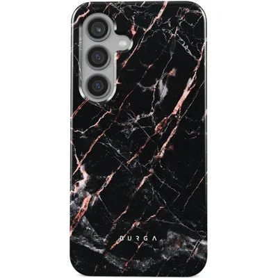Produktbild von Hülle für Samsung Galaxy S24 - Burga Tough Hard Case Back Cover - Rose Gold Marble