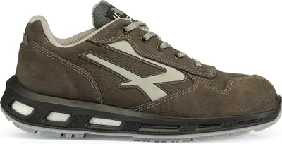 Immagine prodotto di U-Power Red Lion Kick, scarpe da ginnastica unisex di sicurezza, leggere, flessibili, in pelle resistente alle forature, con inserto Infinergy, con puntale in alluminio - Grigio