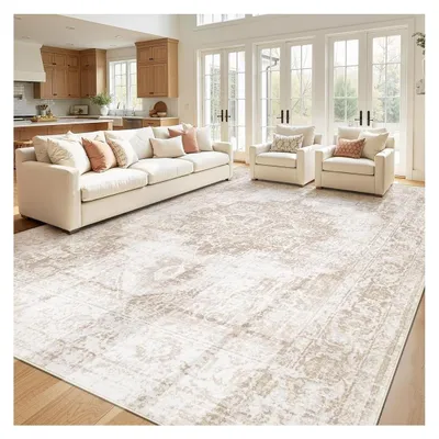 Obrázok produktu pre Prateľný koberec s protišmykovou úpravou a abstraktným dizajnom 180x310 cm