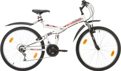 Produktbild von Skladacie bicykle, PROBIKE, FOLDING FSP 26 palcov, biela/čierna/červená
