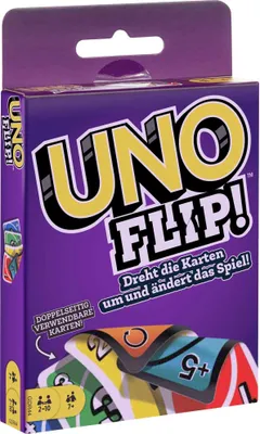 Produktbild von UNO Kartenspiel für die Familie, Reisespiel oder Spiel für Erwachsene, Kinder und Familie Karte Brettspiel lustige Uno Geschenke