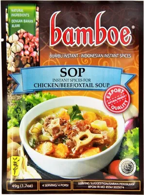 Zdjęcie produktu dla BAMBOE Przyprawa do zupy Bumbu 49 GR