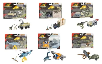 Produktbild von Jurassic World JGM07, Helikopter, 3 Jahr(e), Metall, Kunststoff, Mehrfarbig
