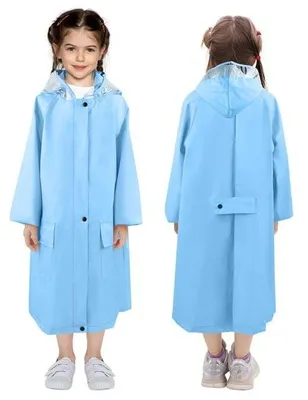Productafbeelding van Kinderen Regenjas Poncho voor Meisjes, Lichtgewicht en Herbruikbaar