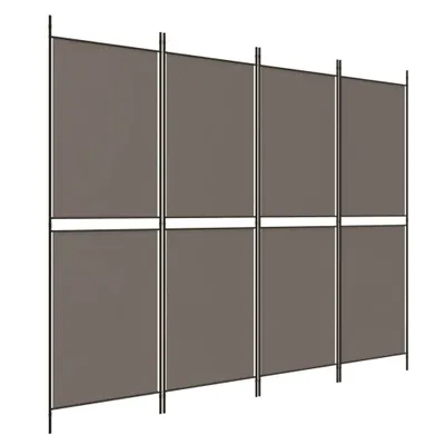 Immagine prodotto di vidaXL Paravento a 4 ante, antracite, 200x200 cm, tessuto