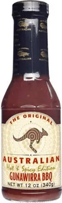 Produktbild von The Original Australian Hot and Spicy BBQ Sauce mit Raucharoma 355ml