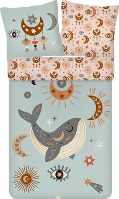 Produktbild von ESPiCO Bettwäsche Trendy Bedding Zauberei Bunt Renforcé 135 cm x 200 cm