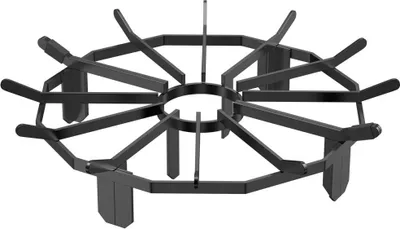 Produktbild von "27-Zoll-Holzrost - Pulverbeschichteter Stahl - Holzverbrennungsständer"