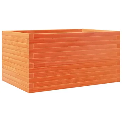 Immagine prodotto di vidaXL Fioriera marrone cera 90x60x45,5 cm in legno di pino massiccio