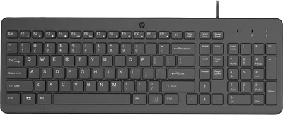 Immagine prodotto di Tastiera HP 150 nera Qwerty spagnola