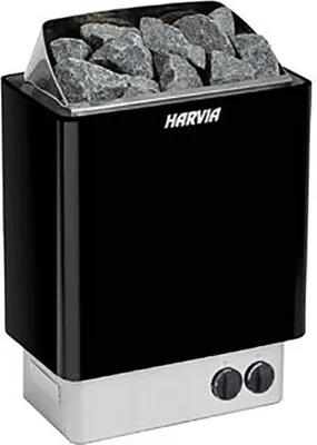 Immagine prodotto di Stufa per sauna Harvia Kip nera 4,5 kW | con comando integrato | HBK450230