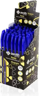 Image de ZENITH Handy, stylo à bille jetable 0,7mm, bleu avec capuchon, 201318007