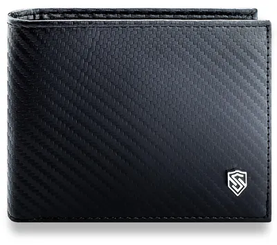 Obrázok produktu pre Pánska peňaženka STEVENS z prírodnej kože, čierna, s technológiou RFID, rozmer 12x9,5 cm, univerzálna