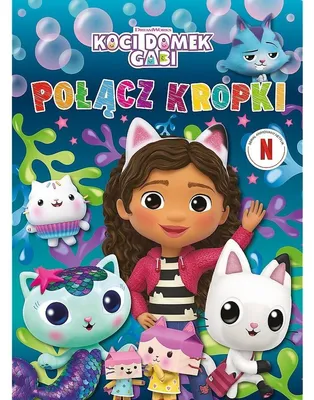 Imagen del producto de Książka do kolorowania Koci Domek Gabi. Połącz kropki