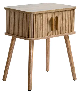 Produktbild von Nachttisch Vintage mit 2 Schiebetüren H58cm