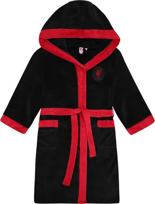 Image de Liverpool FC - Robe de chambre pour homme, polaire GF1009 (XXL) (Noir)