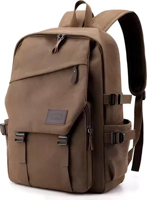 Productafbeelding van CarryQuest® - Reisrugzak van canvas, 48x30x13 cm, bruin