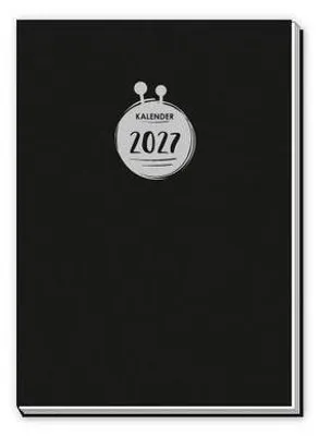 Produktbild von TRÖTSCH - Taschenkalender A7 Schwarz 2027