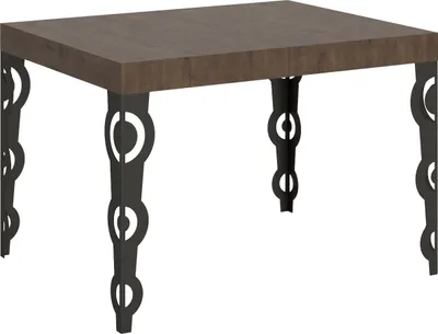 Zdjęcie produktu dla Rozkładany stół Karamay Walnut 70x110/194 cm z antracytową ramą