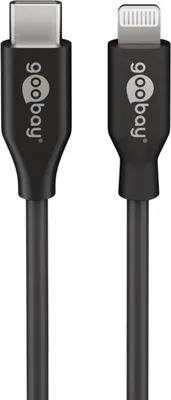 Immagine prodotto di Goobay 39445 cavo lightning 1 m nero