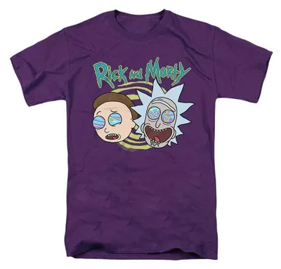 Immagine prodotto di Maglietta unisex "Blown Minds" di Rick and Morty, taglia S, colore viola (modello TV40779), productTiles.product.images.aiGenerated