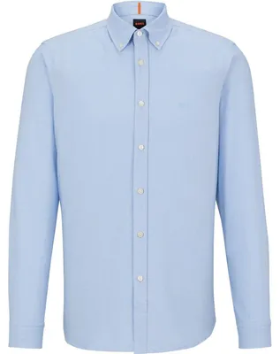 Image de Boss - Chemise « Rickert » pour homme, style Oxford GT20525 (S) (bleu)