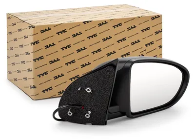 Produktbild von TYC 324-0029 Außenspiegel Seitenspiegel Rechts für NISSAN Qashqai / Qashqai +2 I (J10, NJ10) Konvex Beheizt Grundiert