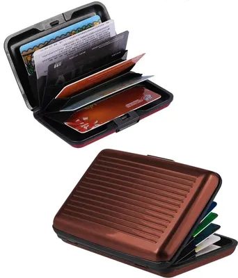 Immagine prodotto di CHPN - Custodia per carte - Portafoglio per carte di credito - Custodia per carte - Portafoglio - Portafoglio - Custodia per carte - Marrone - Portafoglio per carte di credito - Custodia per carte - Regalo