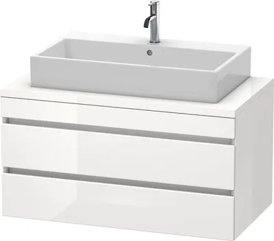 Produktbild von Konsolenunterschrank DURASTYLE 512x1000x548mm weiß matt/basalt matt weiss matt/basalt matt