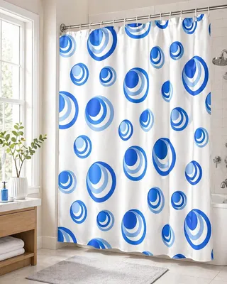 Produktbild von Duschvorhänge versch. Designs / Farben, 180x180 cm