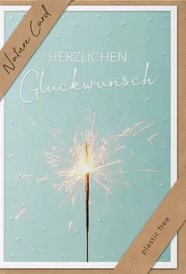 Produktbild von bsb 691004-2 Allgemeine Glückwunschkarte - Natur Card, inkl. Umschlag