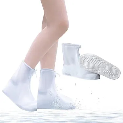 Produktbild von Wasserdichte, antislip-Silikon-Schuhe mit Reißverschlüssen, wiederholbar, ideal für Wandern, Angeln, Camping, Autowaschen und Radfahren.