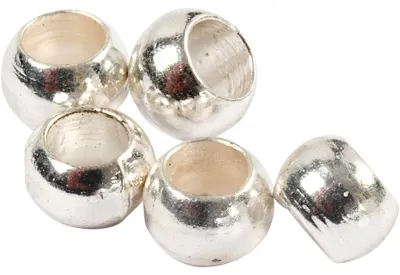 Produktbild von Quetschperlen, D 2 mm, Silber, 1000 Stk/ 1 Pck [HOB-60104]