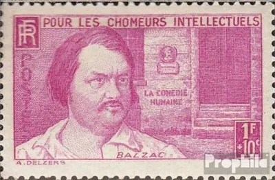 Produktbild von Briefmarken Frankreich 1940 Mi 476 mit Falz Geistesarbeiter