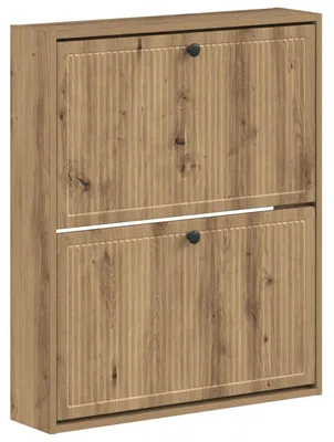 Imagen del producto de vidaXL Armario de zapatos de pared, EDE, 71 x 17 x 86 cm, material de madera