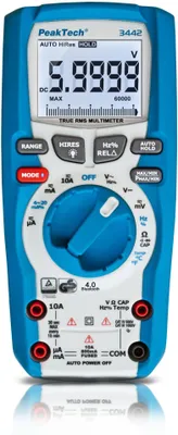 Immagine prodotto di PeakTech P 3442 - Multimetro Bluetooth TrueRMS 1000V AC/DC, 60.000 conteggi - Misure di precisione e intelligenti per professionisti