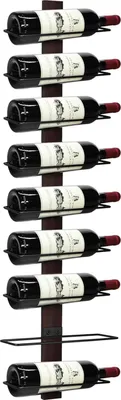 Produktbild von 9 Bottiglie Weinregal Flaschenregal Metall Wandmontage Aufbewahrungsregal Wandregal