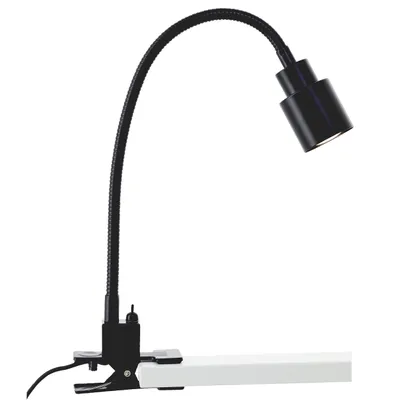 Produktbild von flexible Klemmleuchte, 37 x 27 cm, GU10, 3 W, 300 lm, 3000 K, schwarz